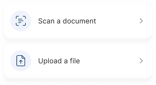Upload answer sheets